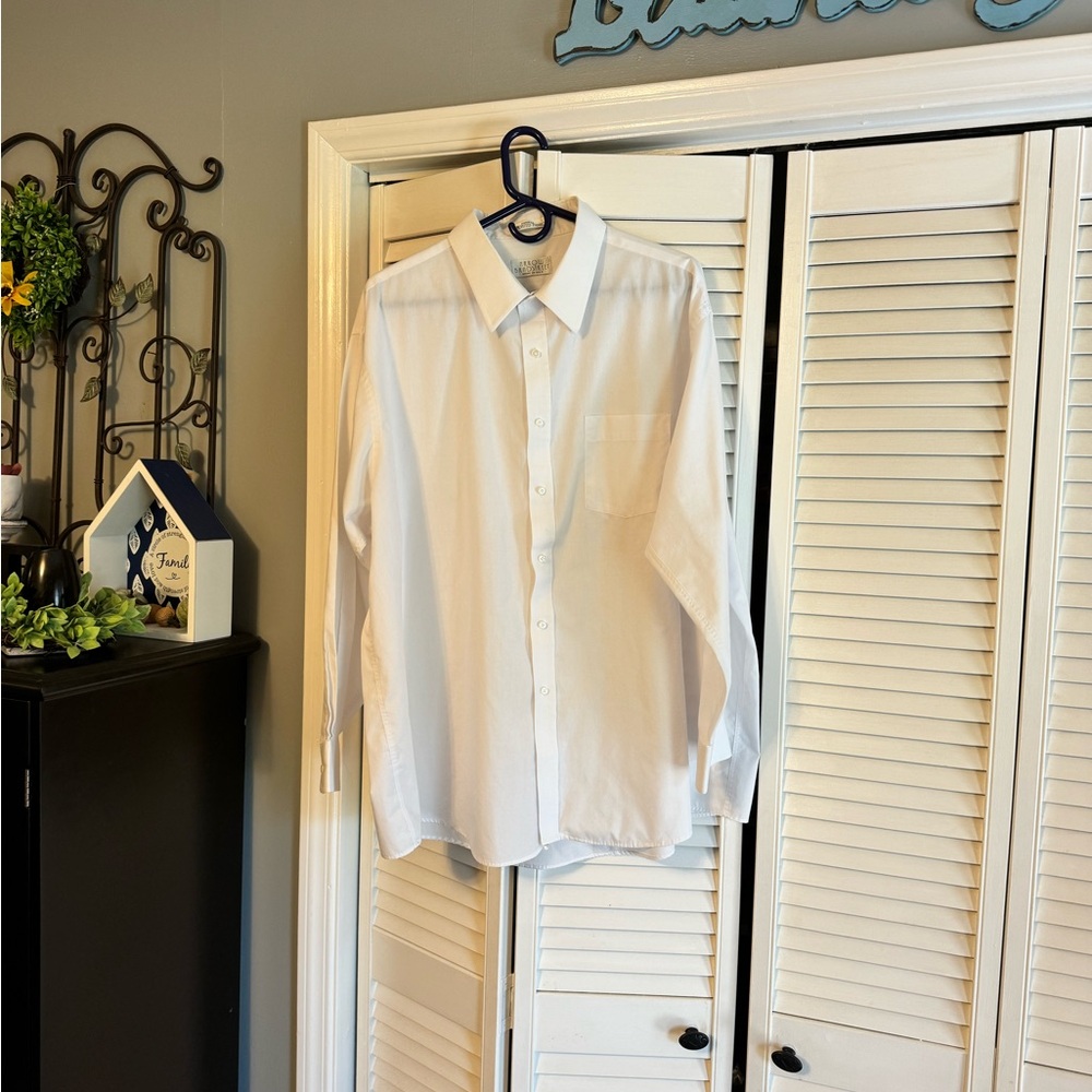 Men's Arrow‎ Bradstreet Shirt SZ BIG 18 1/2 - 34